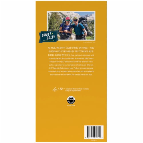 Clif Bar® Sweet & Salty Peanut Butter & Honey with Sea Salt Energy Bars Perspective: bottom