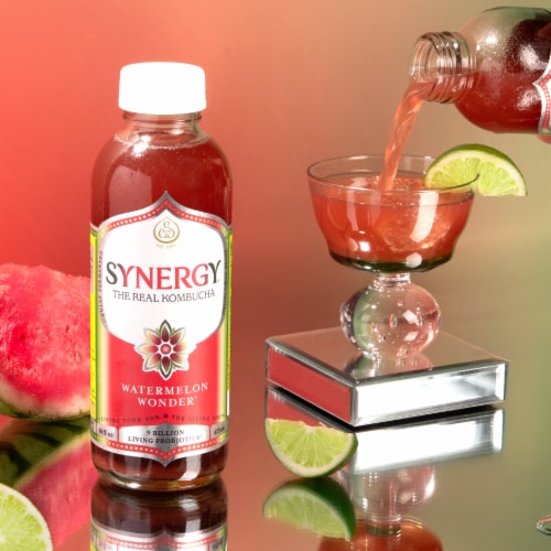 Synergy The Real Kombucha, Watermelon Wonder Perspective: bottom