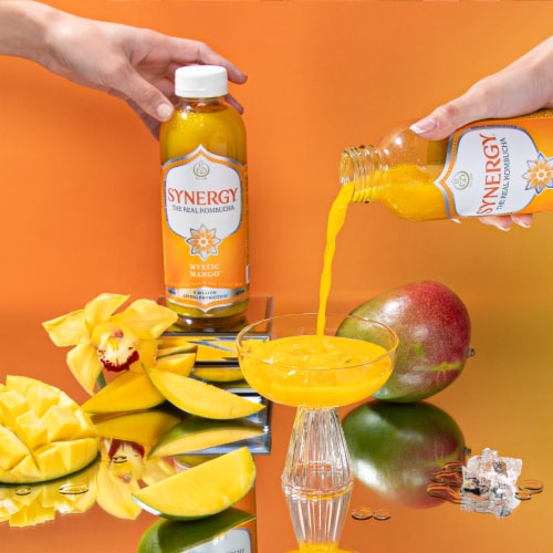 Synergy The Real Kombucha, Mystic Mango Perspective: bottom