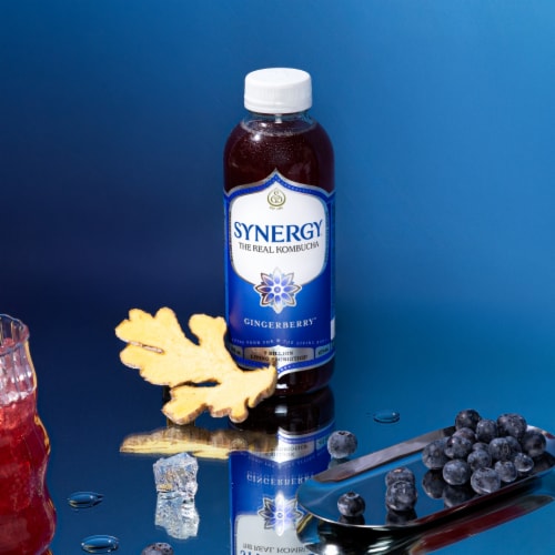 Synergy The Real Kombucha, Gingerberry Perspective: bottom