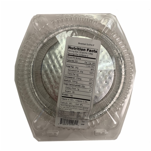 Ukrop’s™ Breakfast Quiche - 6 Inch Perspective: bottom