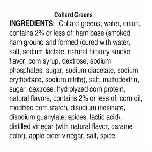 Ukrop's™ Collard Greens Perspective: bottom