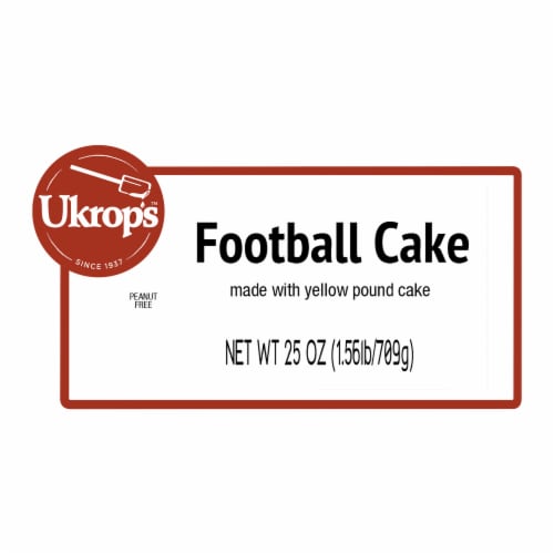 Ukrop's Football Cake Perspective: bottom