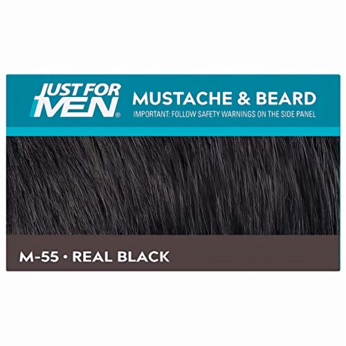 Just For Men Mustache and Beard Coloring for Gray Hair (Pack of 3) Perspective: bottom