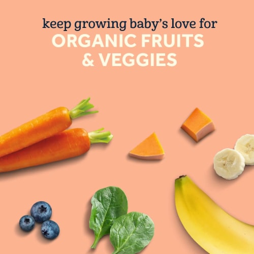 Gerber Organic 2nd Foods Carrot Apple & Mango Baby Food Pouch - 3.5oz (Pack of 10) Perspective: bottom