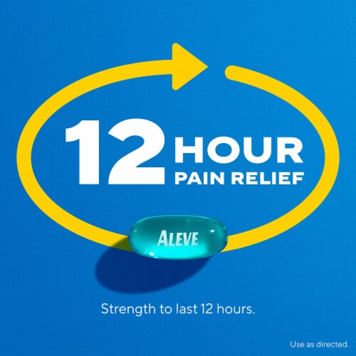 Liquid Gels Naproxen Sodium Pain Relieve (Pack of 4) Perspective: bottom
