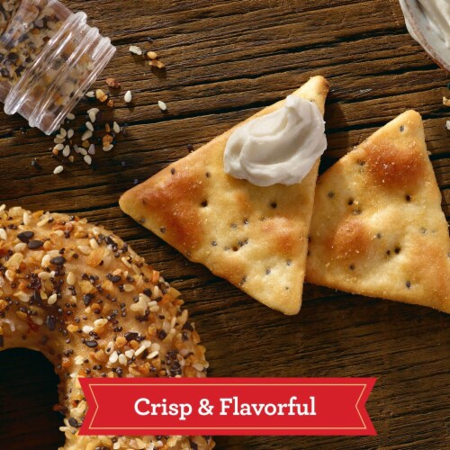 Town House Pita Crackers Everything Flavor Oven Baked Crackers 9.5 oz (Pack of 3) Perspective: bottom