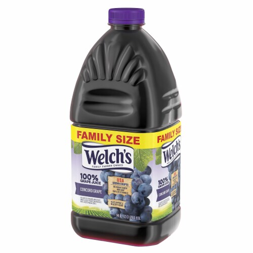 Welch's 100 Purple Juice, Concord Grape, 96 Fl Oz (Pack of 32) Perspective: bottom