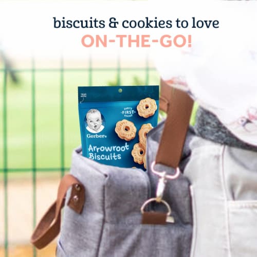 Gerber Snacks for Baby Lil Biscuits, 4.44 Ounce (Pack of 18) Perspective: bottom