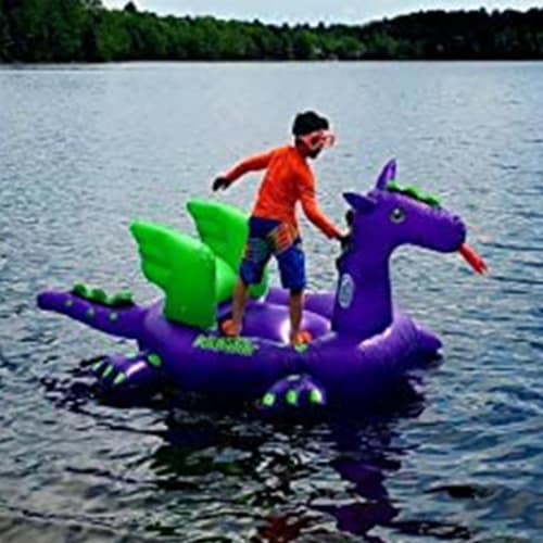 purple pool float