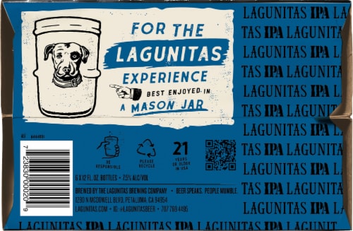 Lagunitas® A Little Sumpin' Sumpin' IPA Wheat Ale Craft Beer Bottles Perspective: bottom