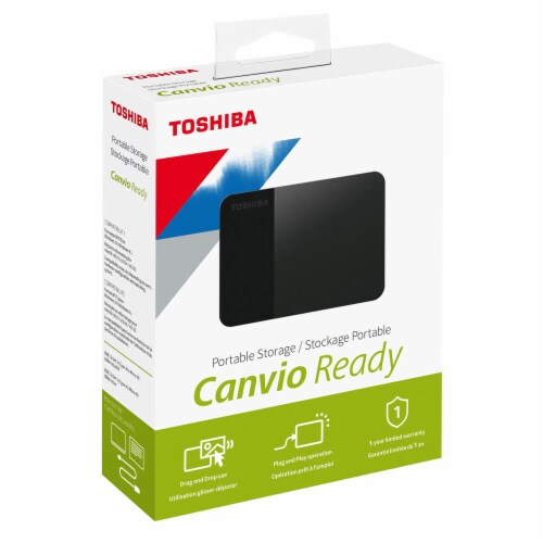 Toshiba HDTP310XK3AA Canvio&#0174; Ready Portable 1TB Hard Drive Perspective: bottom