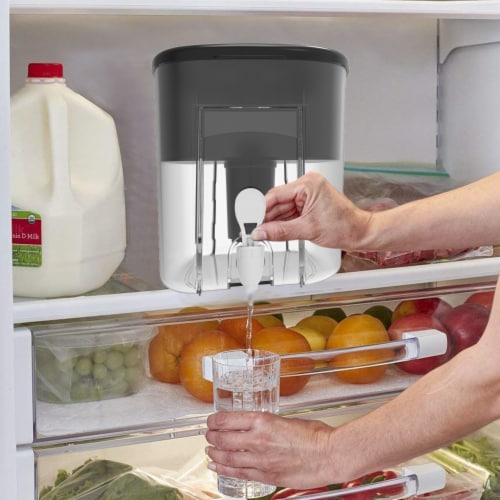 2 Drinkpod Alkaline Water Filter Dispensers pH Ionized Water  2.4 Gal Includes 6 Filters Perspective: bottom