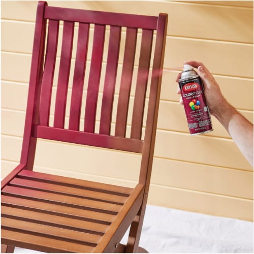 Krylon® ColorMaxx Paint & Primer - Satin Burgundy Perspective: bottom