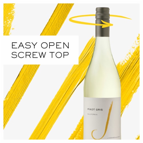 J Vineyards Pinot Gris White Wine Perspective: bottom