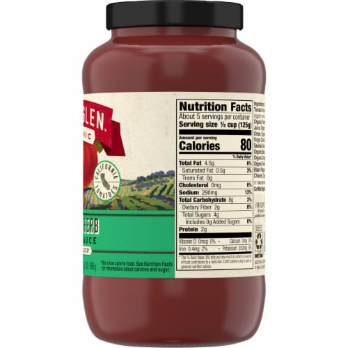 Muir Glen Organic Italian Herb Pasta Sauce Perspective: bottom