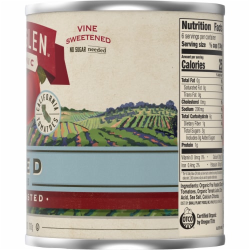 Muir Glen™ Organic Diced Fire Roasted Canned Tomatoes Perspective: bottom