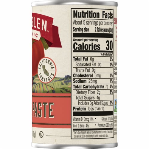 Muir Glen™ Organic Tomato Paste Perspective: bottom