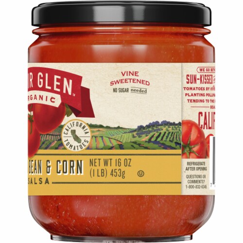Muir Glen™ Organic Black Bean And Corn Salsa Perspective: bottom