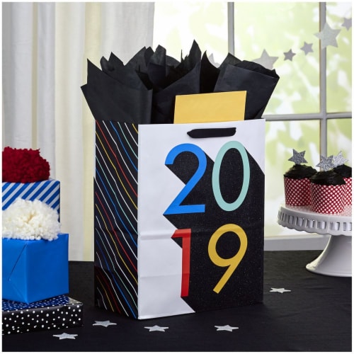 Graduation Gift Bag #57: Hallmark Graduation Large Gift Bag With Tissue Paper (Class of 2019) Perspective: bottom