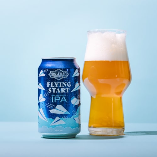 Boulevard Flying Start NA Craft Beer 6pk Cans Perspective: bottom
