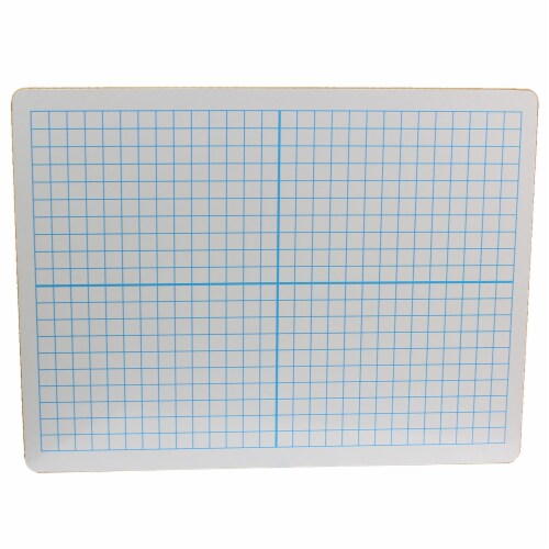 Mind Reader Portable Magnetic Dry Erase Double Sided Easel Board With