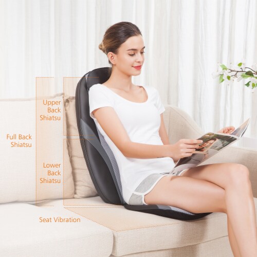 Snailax Shiatsu Back Massager with Heat & Vibration, Massage Seat Cushion - 256 Perspective: bottom