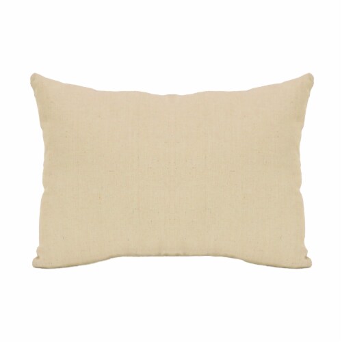 National Tree Company Plaid Bunnies Decorative Pillow, Beige, Easter Collection, 18 Inches Perspective: bottom