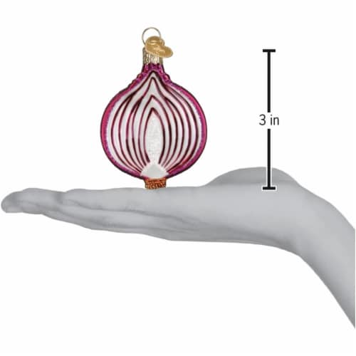 Old World Christmas Red Onion Perspective: bottom