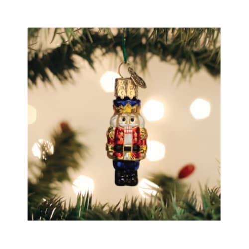 Old World Christmas 2.00 Mini Nutcracker Soldier Gumdrops Collection Wooden King Perspective: bottom