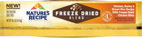Nature's Recipe™ Freeze Dried Blend Chicken Barley & Brown Rice Recipe Dry Dog Food Perspective: bottom