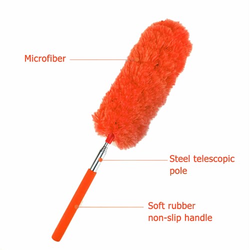 Telescoping Small Microfiber Duster - Single - Assorted Color Perspective: bottom
