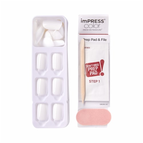 Kiss imPRESS® Color Frosting Press-On Nail Kit Perspective: bottom