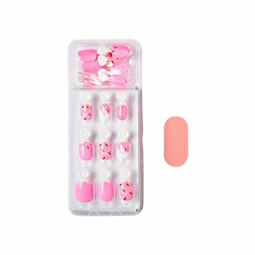Kiss imPRESS® Super Duper Mini Press-On Manicure Perspective: bottom