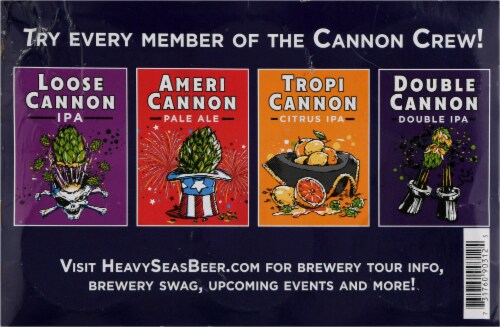Heavy Seas Double Cannon IPA Beer Perspective: bottom