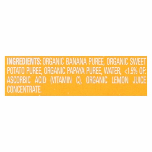 Happy Baby Stage 2 Banana Sweet Potato Papaya Organic Perspective: bottom