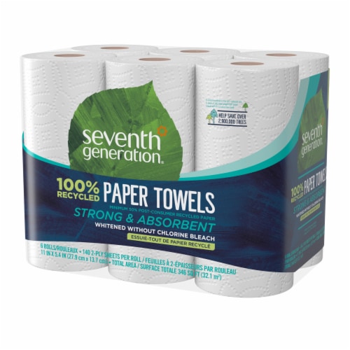 Seventh Generation Recycled Paper Paper Towels Perspective: bottom