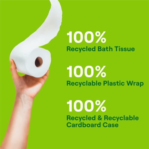 Seventh Generation Recycled Bath Tissue Toilet Paper Perspective: bottom