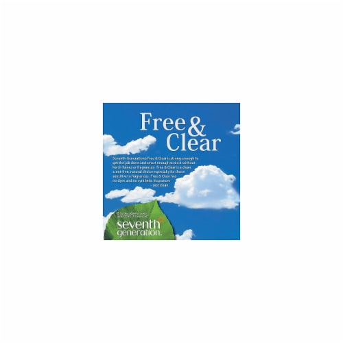 Seventh Generation Free & Clear Fragrance Free Dishwasher Detergent Powder Perspective: bottom