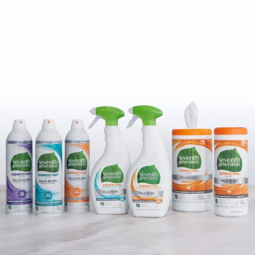 Seventh Generation Lemongrass Citrus Scented Disinfecting Bathroom Cleaner Perspective: bottom