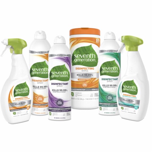 Seventh Generation Disinfecting Wipes Lemongrass Citrus Perspective: bottom