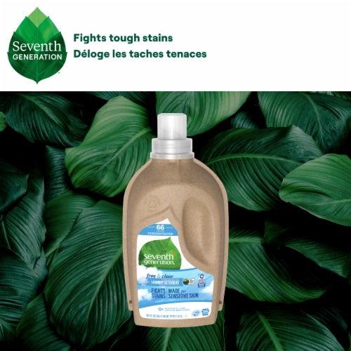 Seventh Generation Free & Clear Concentrated Laundry Detergent Perspective: bottom