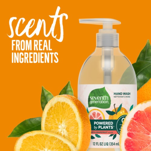 Seventh Generation Mandarin Orange & Grapefruit Scent Hand Soap Perspective: bottom