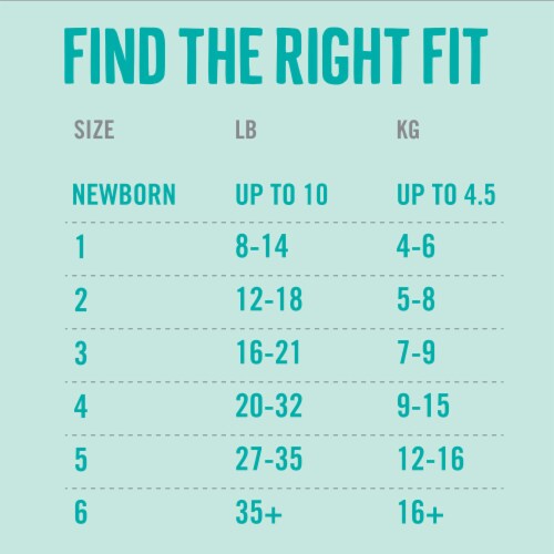 Seventh Generation Protection Baby Diapers Perspective: bottom