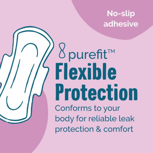 Seventh Generation Super Long Absorbency Ultra Thin Pads Perspective: bottom