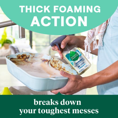Seventh Generation Power+ Foaming Dish Spray Dishwashing Soap Free & Clear Perspective: bottom