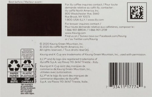 Illy Caffè Brasile Arabica Selection K-Cup Coffee Pods Perspective: bottom