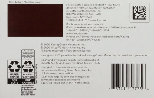 Illy Caffè Colombia Arabica Selection K-Cup Coffee Pods Perspective: bottom