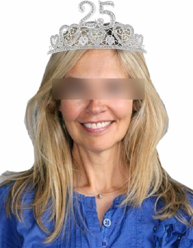 25th birthday store tiara
