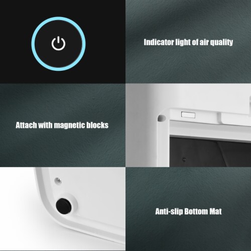 Air Purifier True HEPA Filter Carbon Filter Air Cleaner Home
